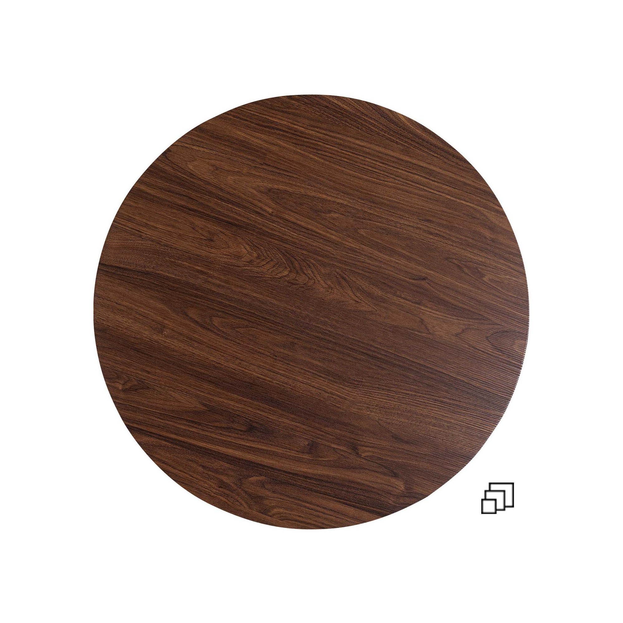 Table Top Schickeria walnut Kare Design