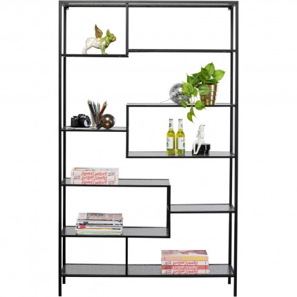 Bookshelf Loft Bubble 195x115cm zwart Kare Design