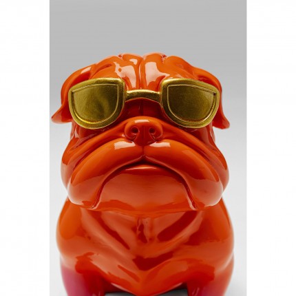 Deco Fashion bulldog 17cm orange Kare Design