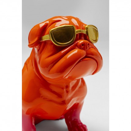 Deco Fashion bulldog 17cm orange Kare Design