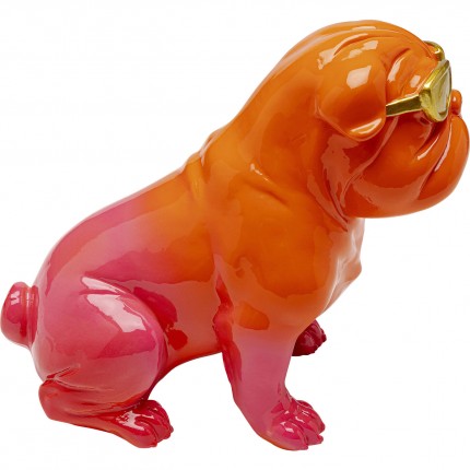 Deco Fashion bulldog 17cm orange Kare Design