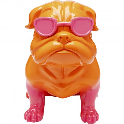 Deco Fashion bulldog 37cm pink Kare Design