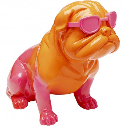 Woonaccessoires Fashion bulldog roze 37cm Kare Design