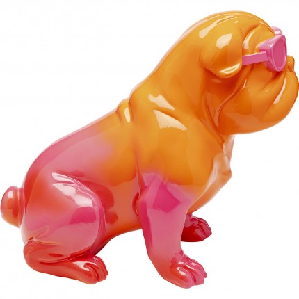 Deco Fashion bulldog 37cm pink Kare Design