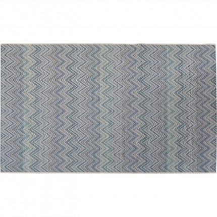 Carpet Zigzag blue 330x230cm Kare Design