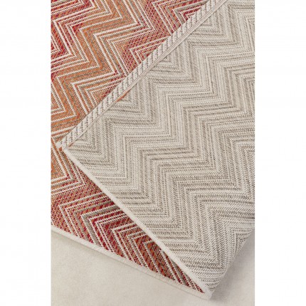 Vloerkleed Zigzag rood 330x230cm Kare Design