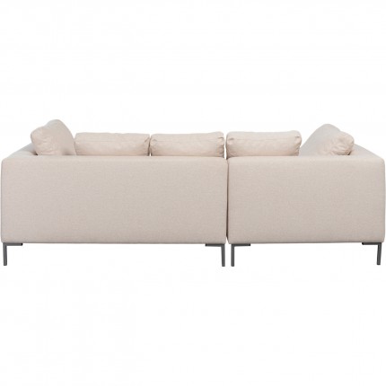 Corner Sofa Gianna 250cm left creme Kare Design