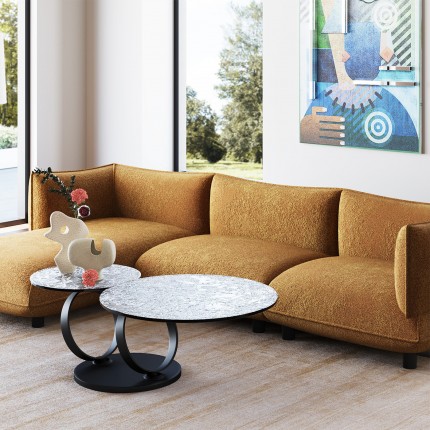 Corner Sofa Gigi left brown Kare Design