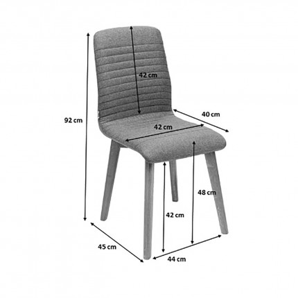 Chair Lara Cord cream Kare Design