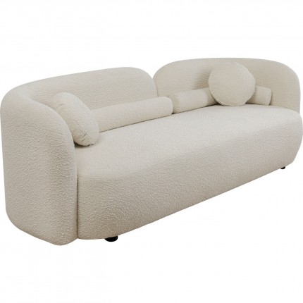 Sofa Kelly Boucle 3-Zits creme Kare Design