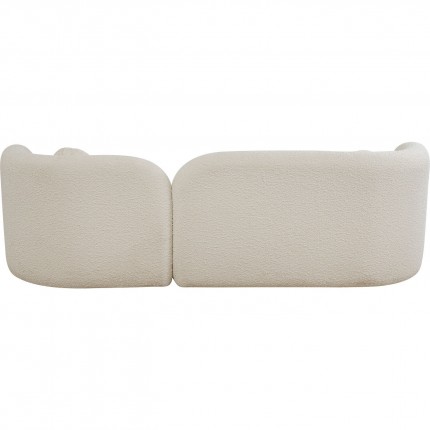 Sofa Kelly Boucle 3-Seater Cream Kare Design