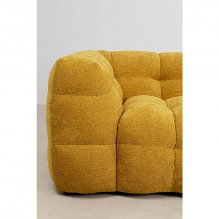 Sofa Salamanca 3-seater yellow Kare Design