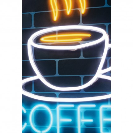 Picture Coffee LED 3D Kare Design