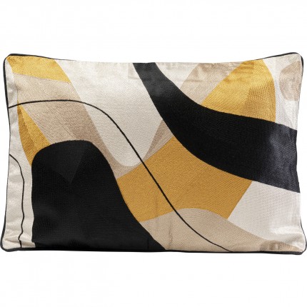 Cushion Fields yellow 60x40cm Kare Design