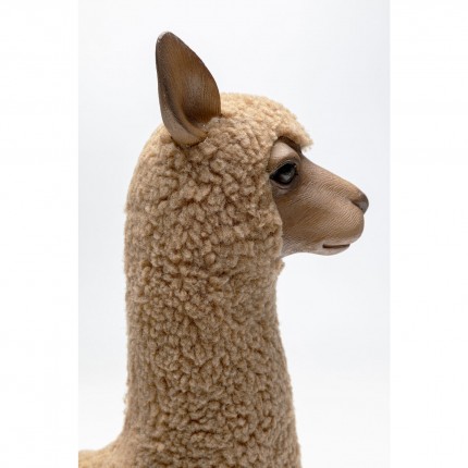 Deco alpaca 48cm brown Kare Design