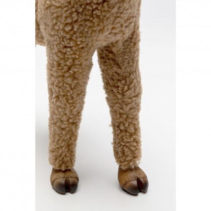 Woonaccessoires alpaca 38cm bruin Kare Design