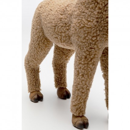 Deco alpaca 38cm brown Kare Design