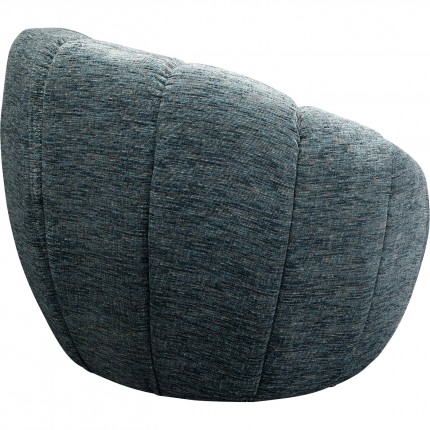 Swivel Armchair Fiori blue Kare Design