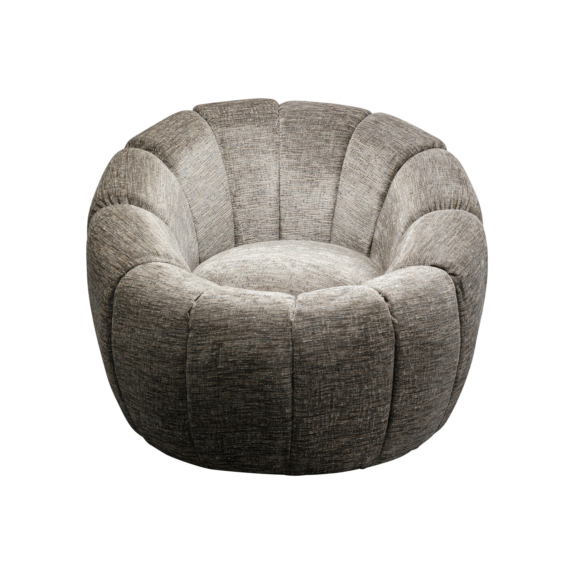 Fauteuil pivotant Fiori gris