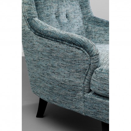 Armchair Granny blue Kare Design