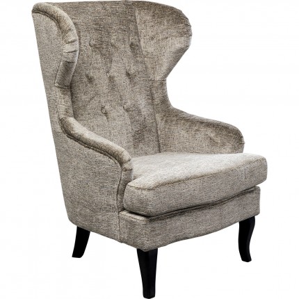 Armchair Granny grey Kare Design