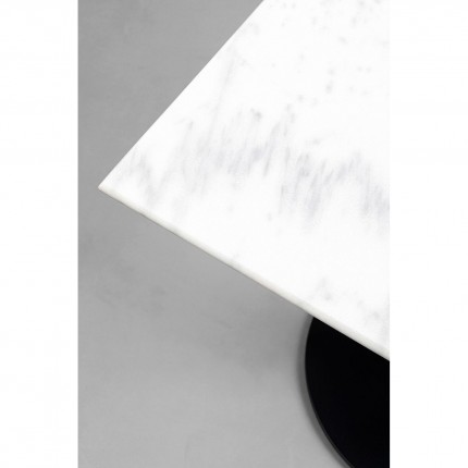 Table Bistrot Capri 70x70cm white marble Kare Design