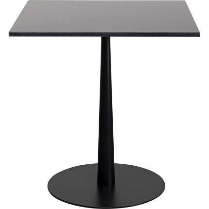 Eettafel Bistrot Capri zwart graniet 70x70cm Kare Design