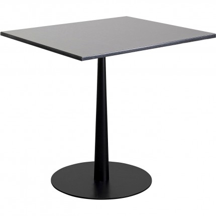 Eettafel Bistrot Capri 70x70cm zwart graniet Kare Design