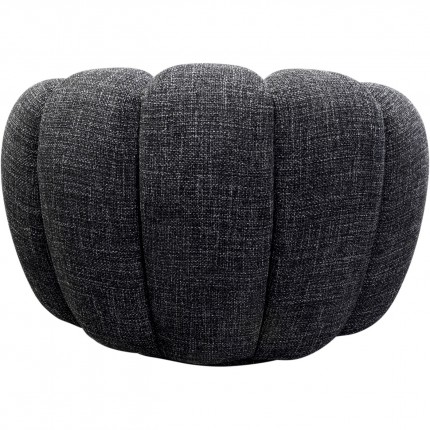 Swivel Armchair Peppo Bloom Melange black Kare Design