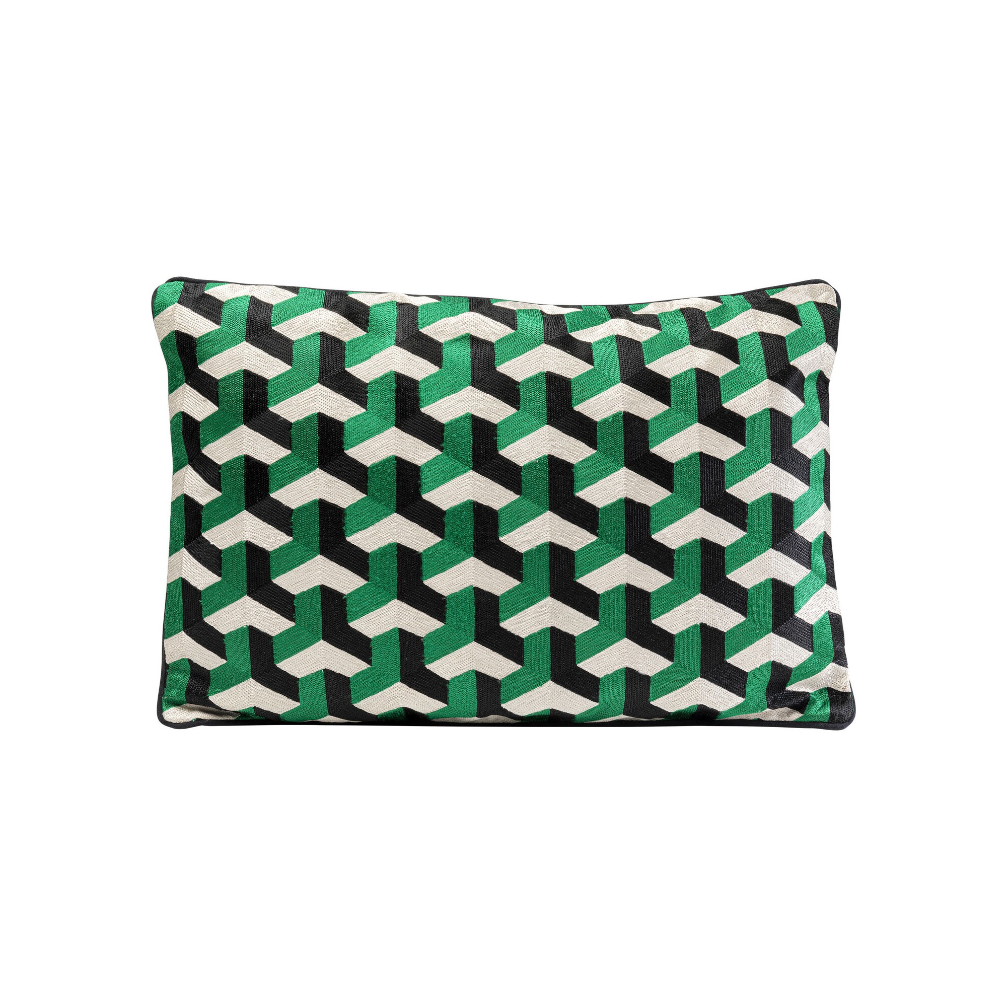 Coussin Scale vert 60x40cm