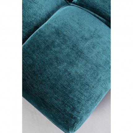 Corner Sofa Nia left velvet blue Kare Design