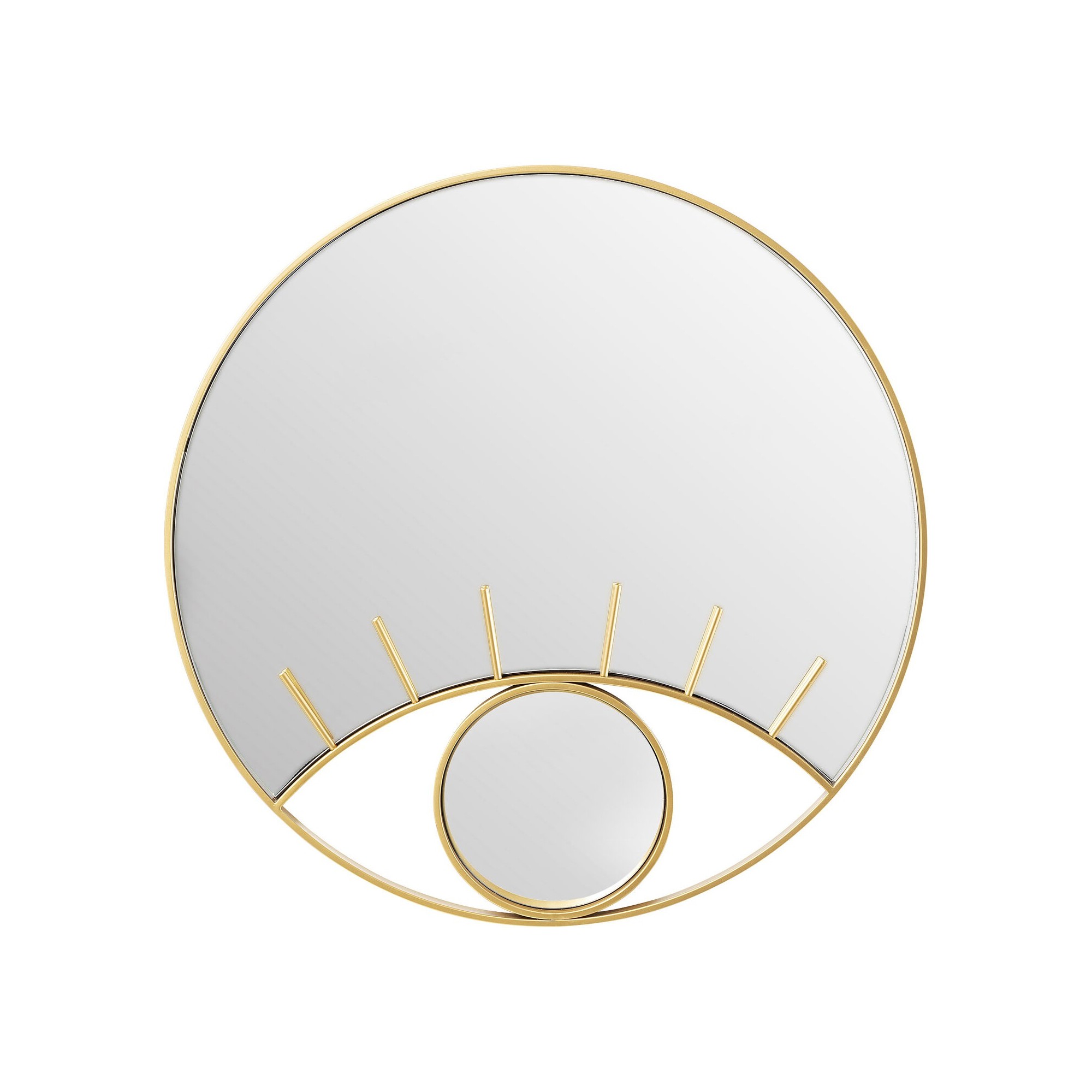 Spiegel Occhi oog goud Ø100cm Kare Design