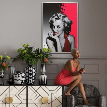 Ingelijste Foto Diva Pixel Thinking 103x73cm Kare Design