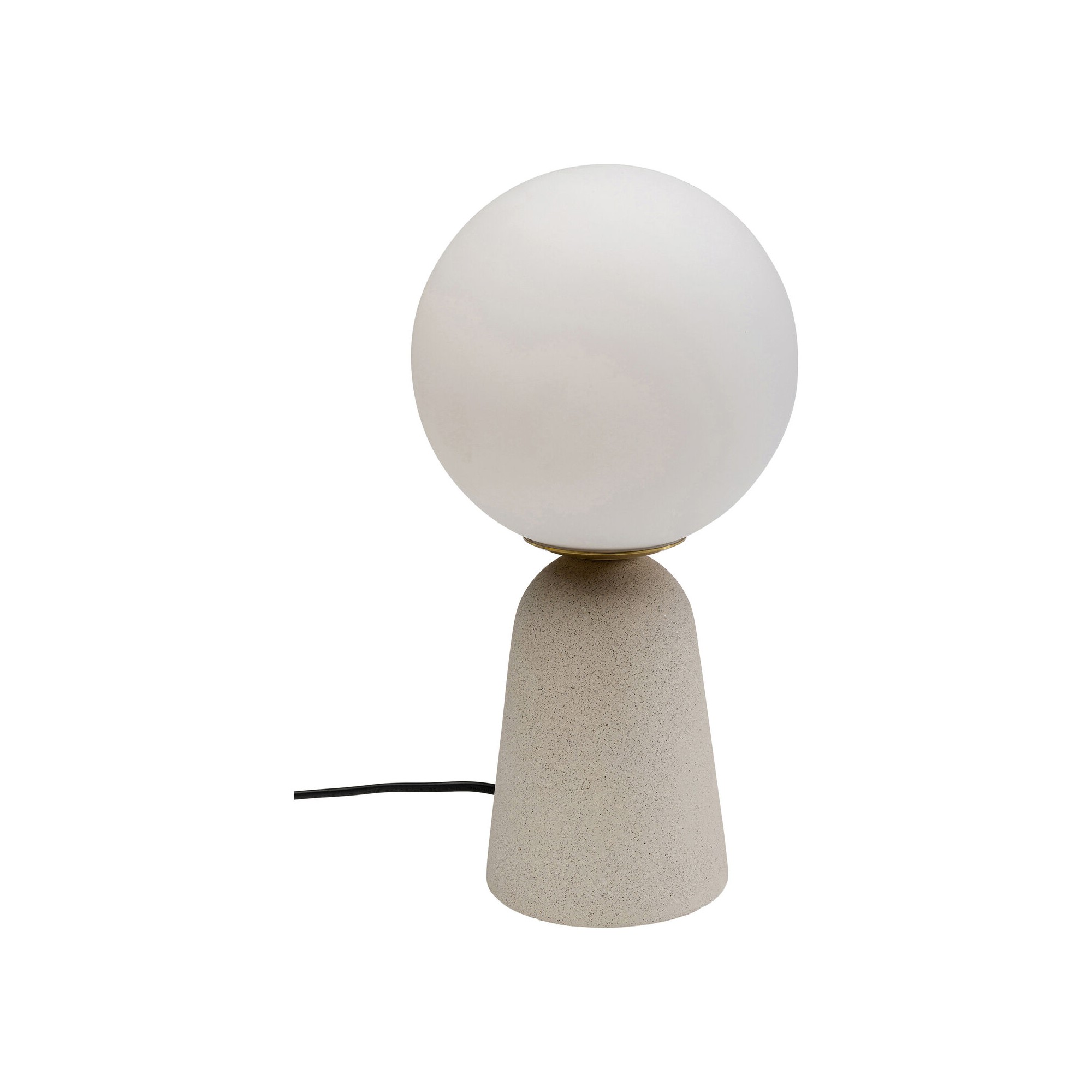 Lampe à poser Bollie beige 33cm