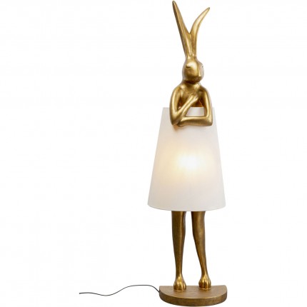 Vloerlamp Dier konijn 150cm goud Kare Design