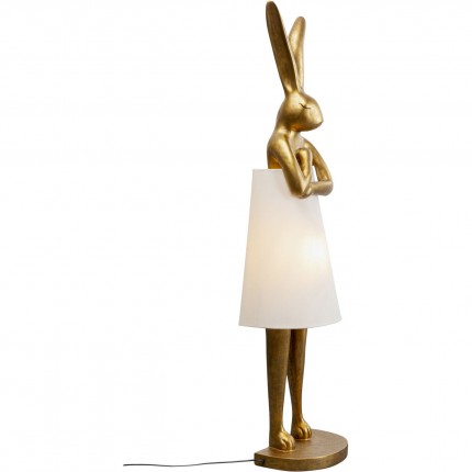 Vloerlamp Dier konijn 150cm goud Kare Design