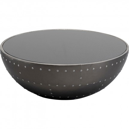 Coffee Table Lounge 83cm gun metal Kare Design