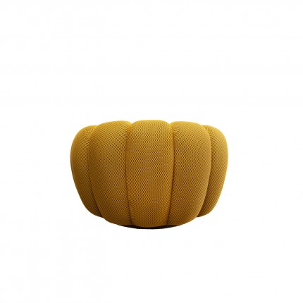 Swivel Armchair Peppo Bloom yellow Kare Design