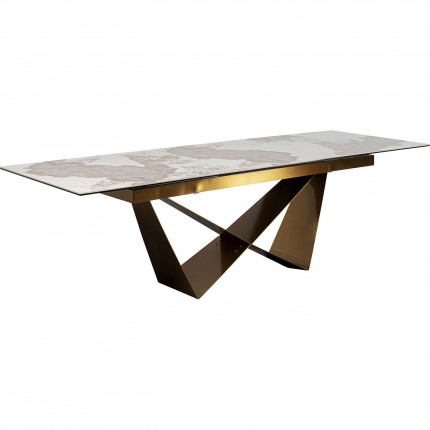 Extension Table Connesso 260x90cm white Kare Design