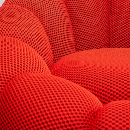 Swivel Armchair Peppo Bloom red Kare Design