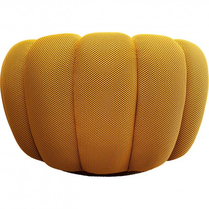 Swivel Armchair Peppo Bloom yellow Kare Design