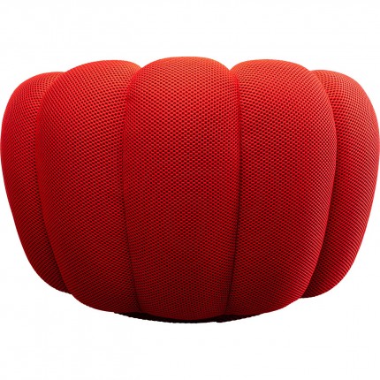 Swivel Armchair Peppo Bloom red Kare Design