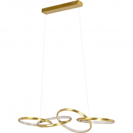 Hanglamp Galaxy LED 155cm goud Kare Design