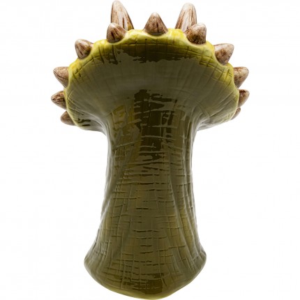 Vaas dinosaurus groen 33cm Kare Design