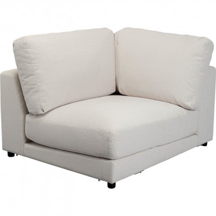 Corner seat left sofa Palermo cream Kare Design