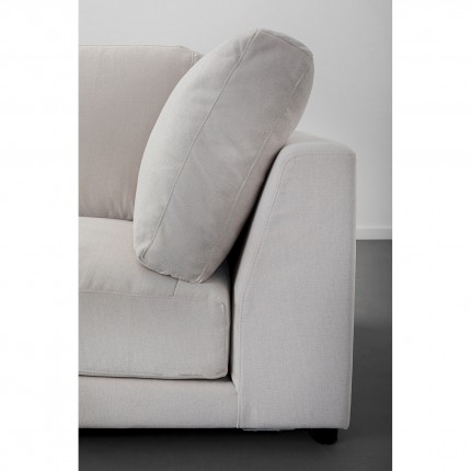 Hoek sofa Palermo links creme Kare Design