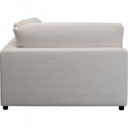 Hoek sofa Palermo links creme Kare Design