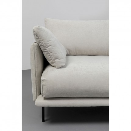 Sofa Edna 3-Zits creme Kare Design