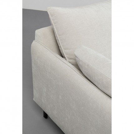 Sofa Edna 3-Zits creme Kare Design