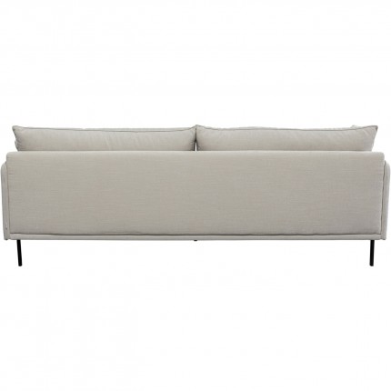 Sofa Edna 3-Zits creme Kare Design